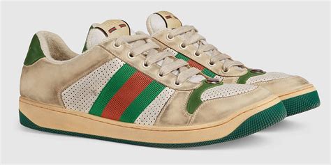 gucci old looking shoes|vintage Gucci sneakers.